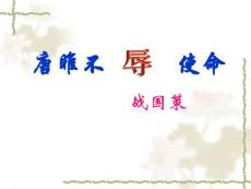 九年級語文唐雎不辱使命 1課件新人教版.ppt