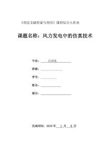 《科技文獻(xiàn)檢索與利用》綜合大作業(yè)