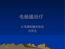 电抽搐治疗