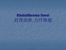 弹力纤维瘤医学PPT