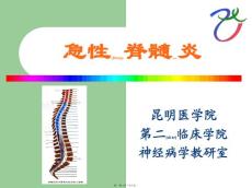 急性脊髓炎PPT课件