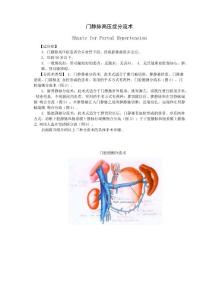 门静脉高压症分流术