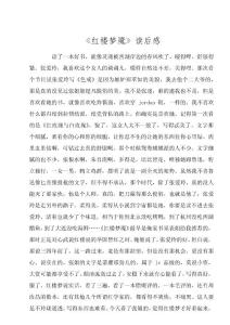 《红楼梦魇》读后感