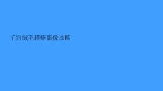 子宫绒毛膜癌的影像学表现