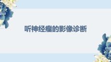 听神经瘤的影像诊断