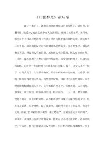 《红楼梦魇》读后感