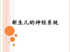 新生儿的神经系统