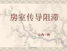 房室传导阻滞PPT课件