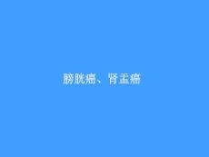 膀胱癌、肾盂癌影像诊断