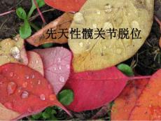 先天性髋关节脱位参考教学课件