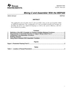 C與匯編的混合編程說(shuō)明