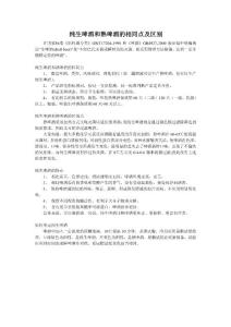 纯生啤酒和熟啤酒的相同点及区别