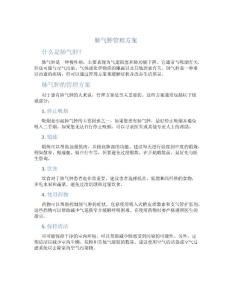 肺气肿管理方案