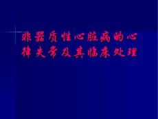 非器质性心律失常.ppt