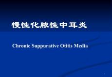 化脓性中耳炎概要课件