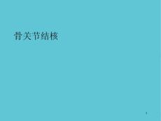 骨关节结核课件