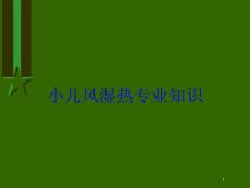 小儿风湿热专业知识培训ppt课件