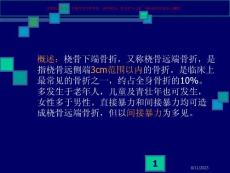 桡骨下端骨折培训ppt课件