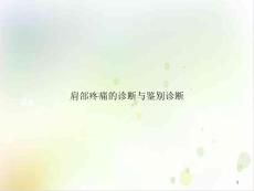 肩部疼痛的诊断与鉴别诊断培训课件