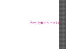 粘连性肠梗阻治疗薛宝胜课件