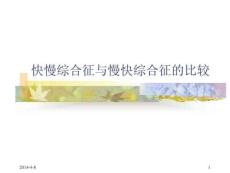 快慢综合征与慢快综合征