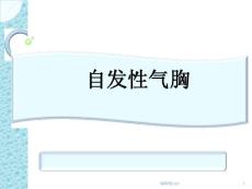 自发性气胸课件