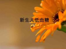新生儿低血糖症及并发症课件