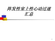 阵发性室上性心动过速汇总讲义课件