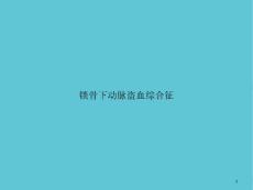 锁骨下动脉盗血综合征资料课件
