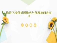 桡骨下端骨折颈椎病与落腰椎间盘突出课件