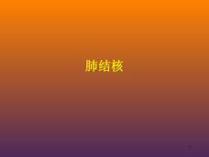 肺结核课件