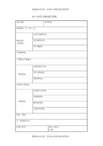 項目管理跟蹤報告模板
