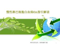 慢性淋巴细胞白血病CLL指引解读课件