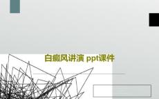 白癜风讲演课件