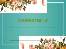 尿路梗阻前列增生症课件
