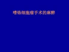 嗜铬细胞瘤概述课件