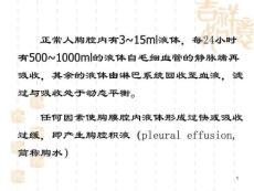 《胸腔积液》课件