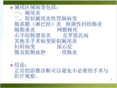 阑尾炎与疑似阑尾炎病变影像表现课件