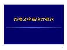 癌痛与癌痛治疗课件