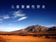 儿童紫癜性肾炎-课件