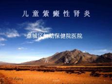 儿童紫癜性肾炎课件