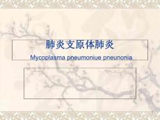 肺炎支原体肺炎 课件