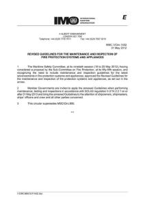 MSC?circ?1432-消防檢查要求