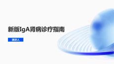新版IgA肾病诊疗指南