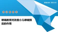 哮喘教育对改善小儿哮喘预后的作用