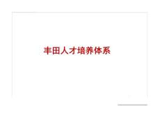 豐田人才培養(yǎng)體系