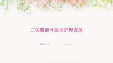 二尖瓣前叶脱垂护理查房ppt
