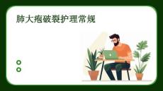 肺大疱破裂护理常规ppt