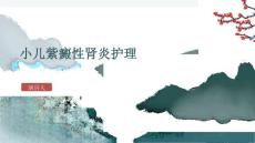 小儿紫癜性肾炎护理