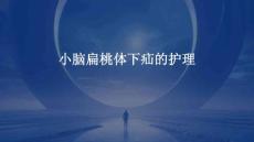 小脑扁桃体下疝PPT护理